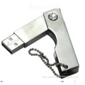 Metal USB Flash Jump Drive Fold Pen Knife 1GB (UM11)